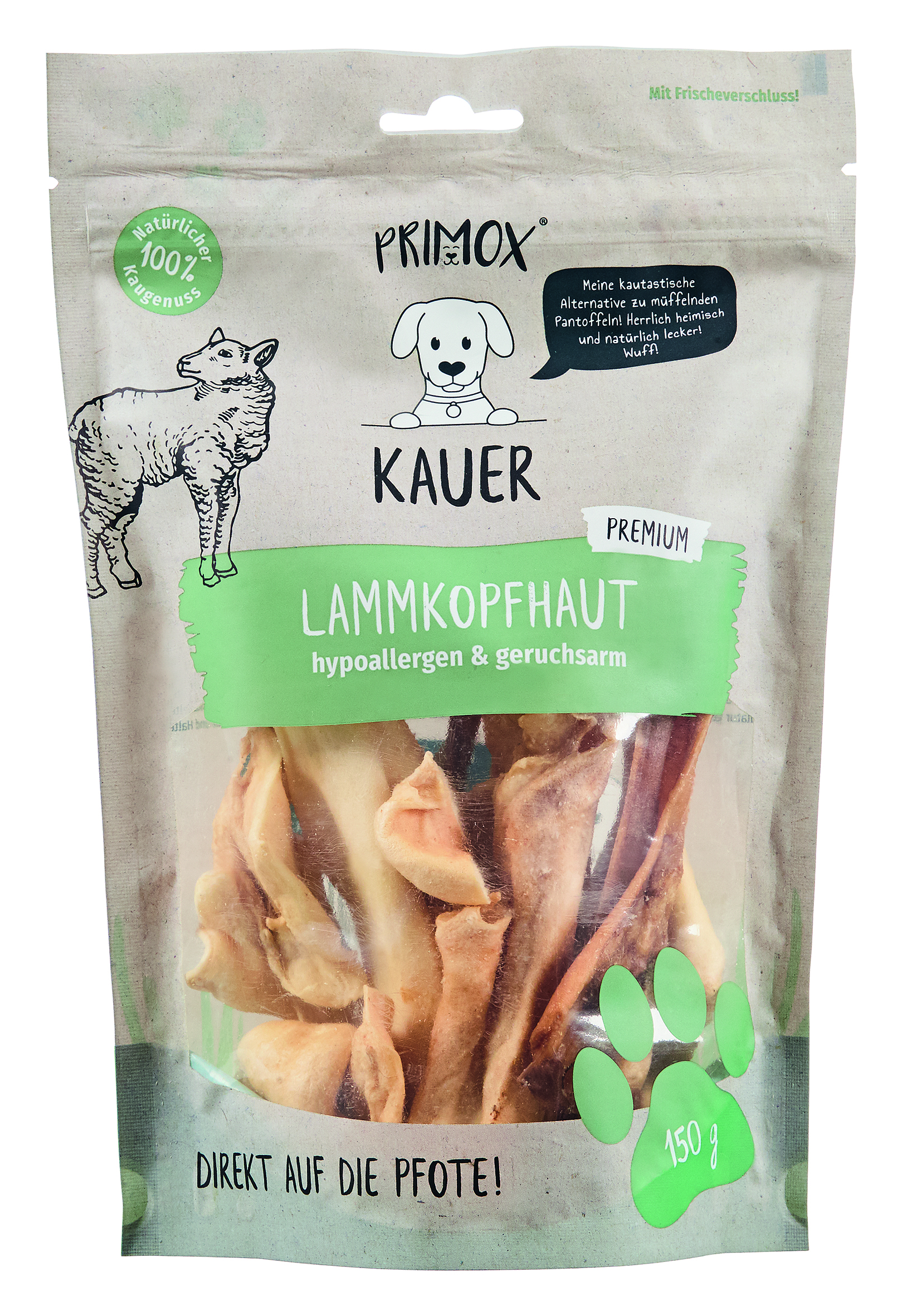 Lammkopfhaut 150g