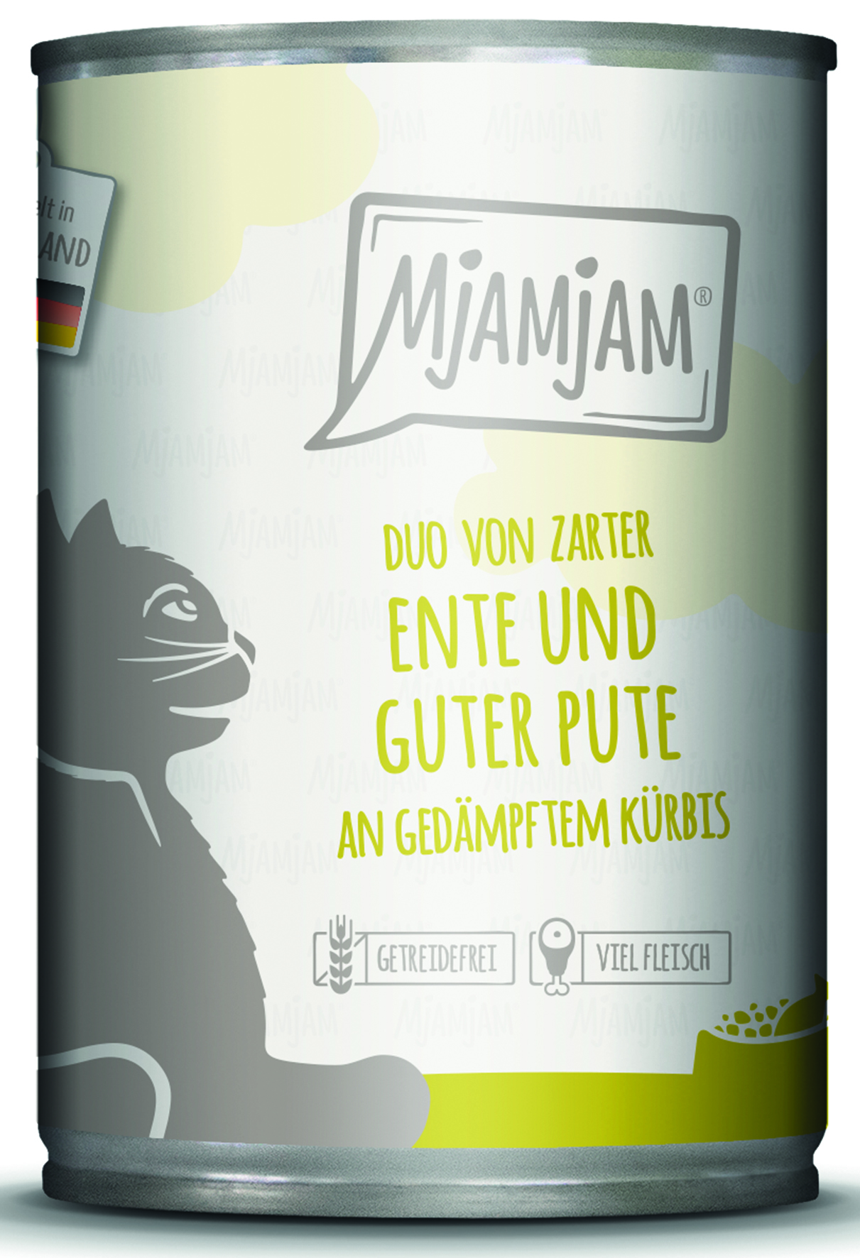 DUO von zarter Ente & guter Pute an gedämpftem Kürbis