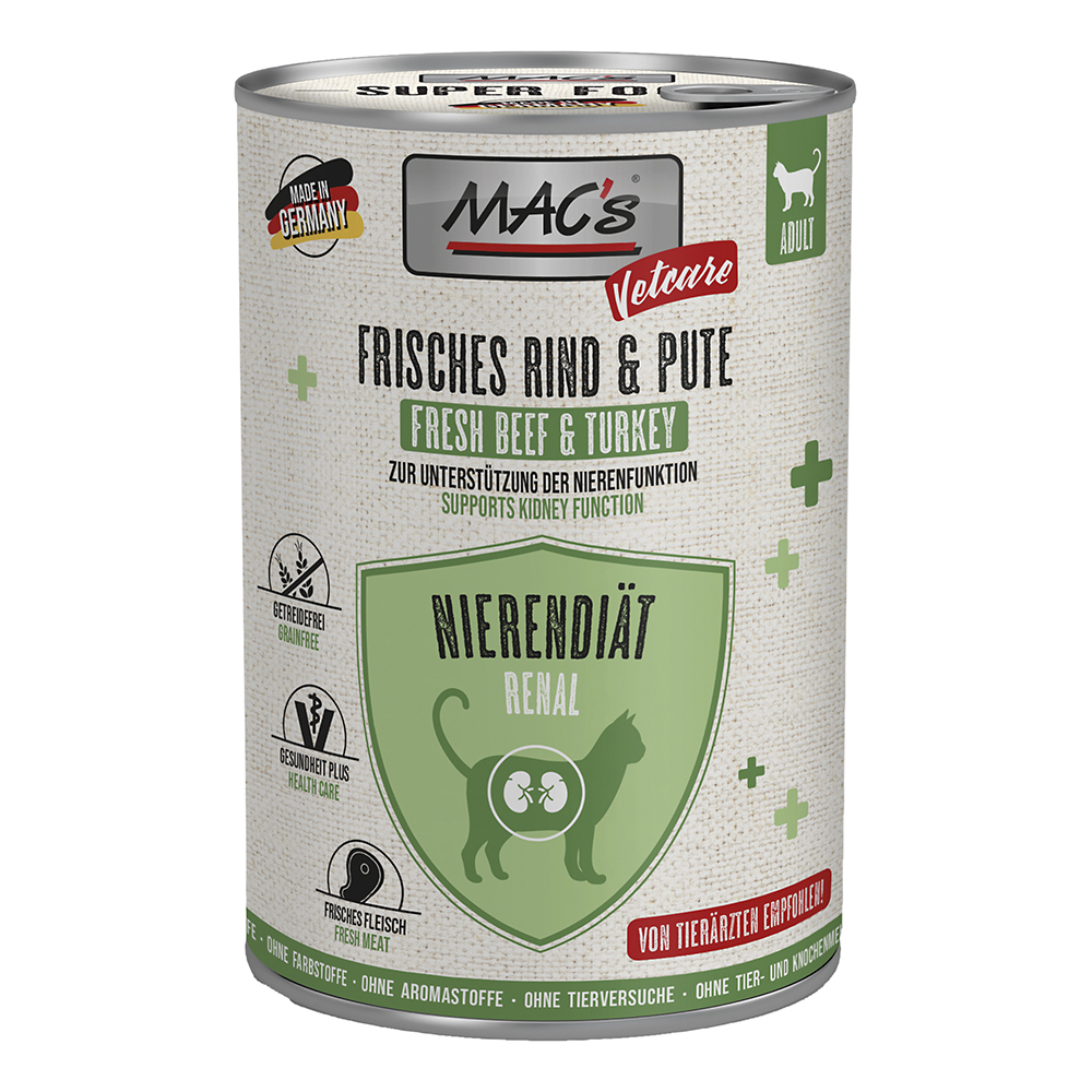 CAT Vetcare Nierendiät Rind & Pute