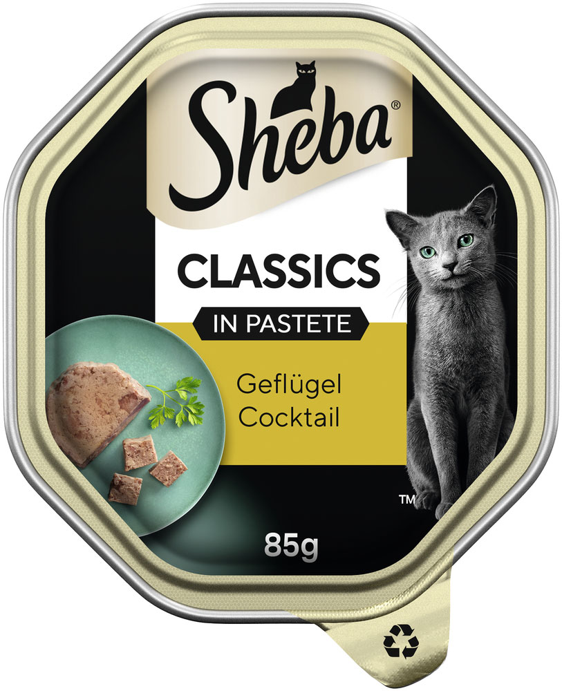 Sheba - Classic Geflügel-Cocktail - 22 x 85g - 2