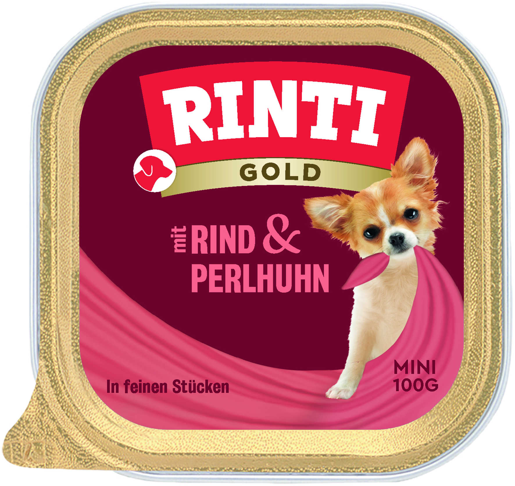 Gold mini Rind & Perlhuhn