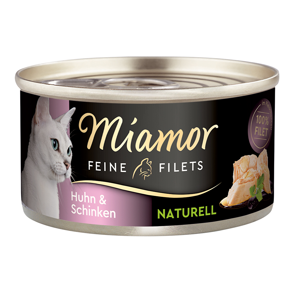 Miamor - Feine Filets naturelle in Fleischsaft Huhn & Schinken - 1