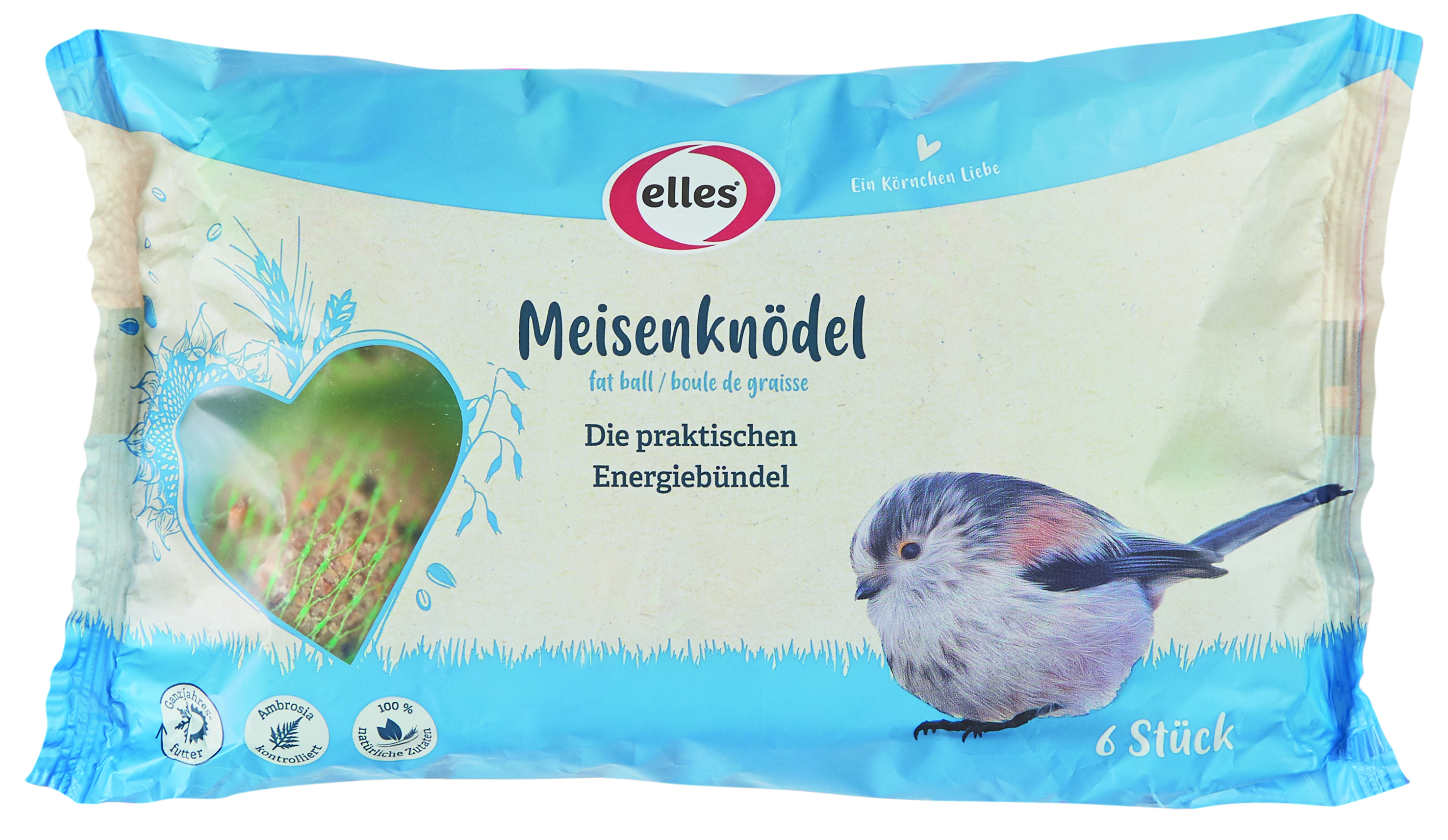 Meisenknödel mit Netz 6 Stück