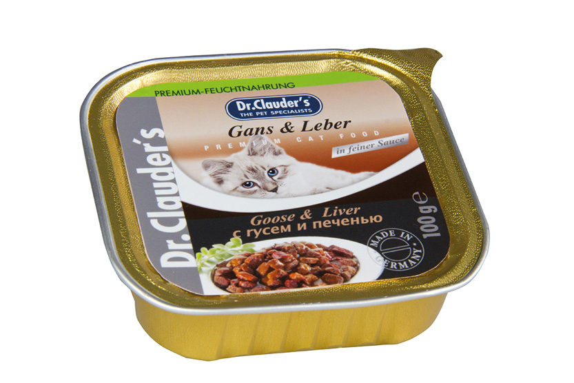 Dr. Clauder - Gans & Leber - 32 x 100 g - 1