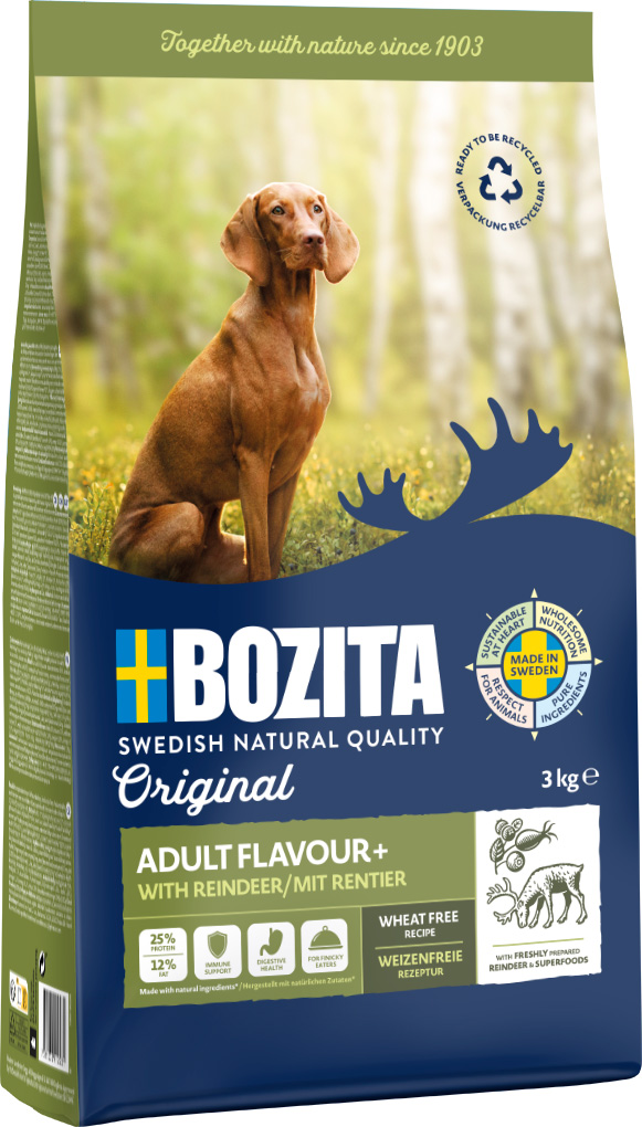 Bozita - Original Adult Flavour Plus - 3 x 3kg - 5