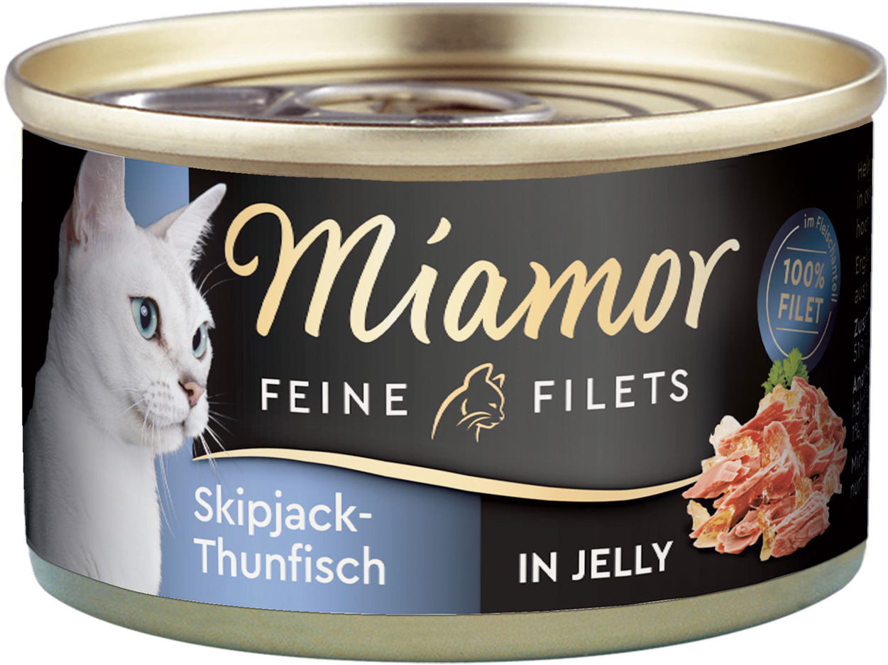 Miamor - Feine Filets in Jelly mit Skipjack-Thunfisch - 24 x 100g - 1