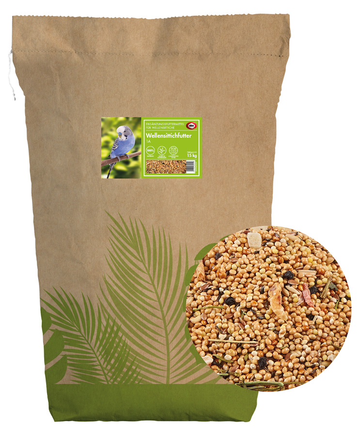 elles - Wellensittichfutter 15 kg - 1 x 15 kg - 1