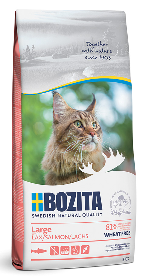 Bozita - Feline Large Salmon Wheat free - 1 x 2kg - 1