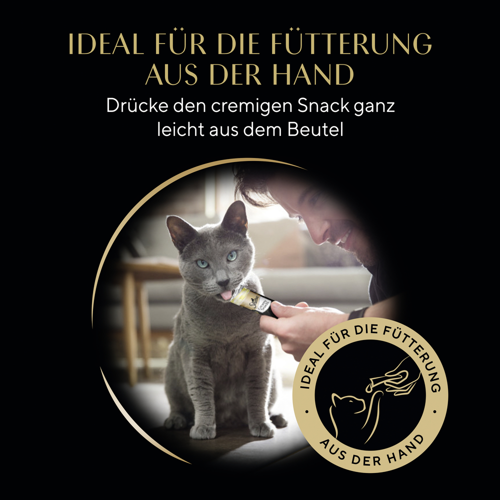 Sheba - Creamy Snack mit Rind - 11 x 4X12g - 9