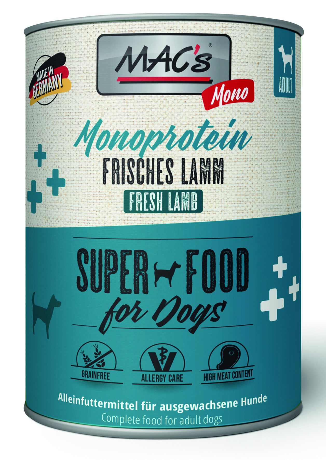 MAC´s - DOG Mono Sensitive Lamm - 6 x 800 g - 1