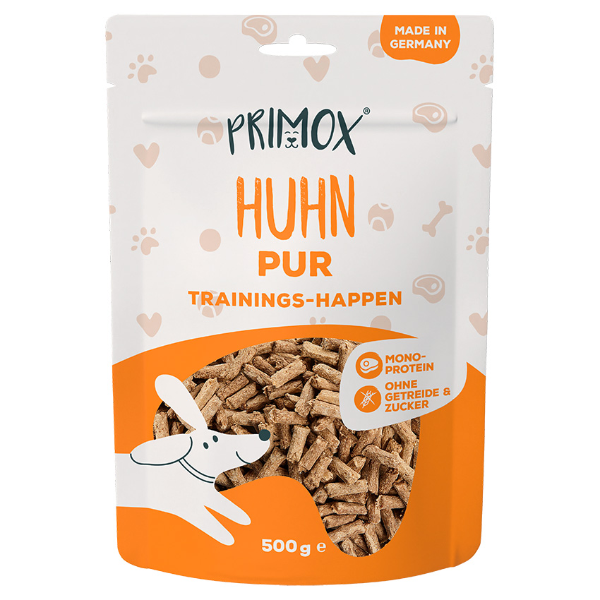 Hundeleckerlis Huhn pur 500g