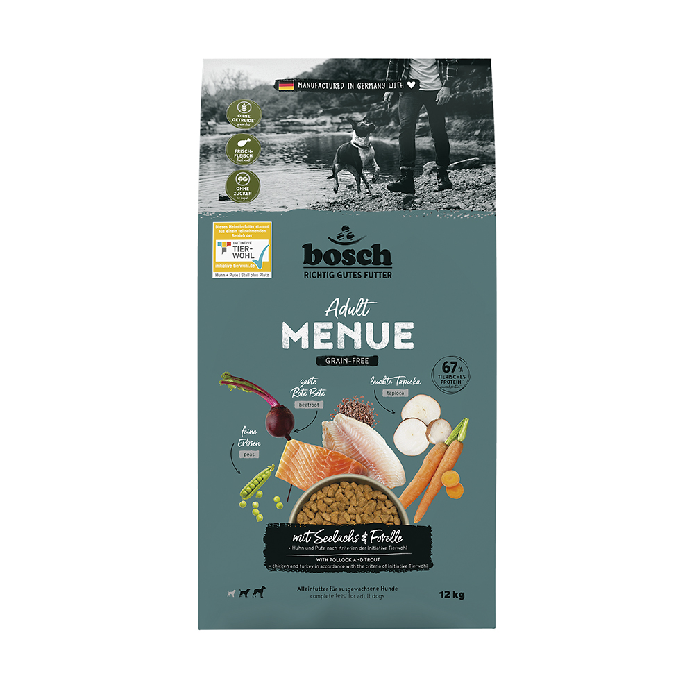 HPC MENUE Adult mit Nordsee-Lachs + Forelle getreidefrei