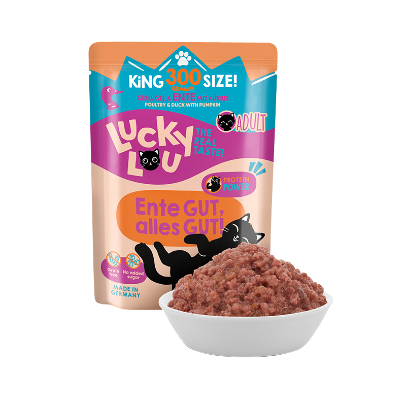 Lucky Lou - Adult Geflügel & Ente - 6 x 300 g - 3