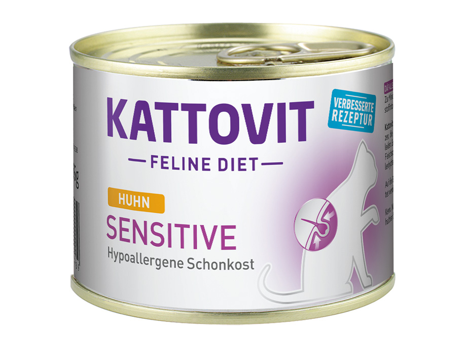 Kattovit - Sensitive Huhn - 12 x 185 g - 1