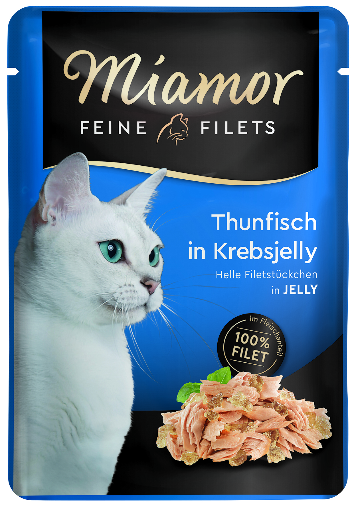Feine Filets Thunfisch in Krebsjelly