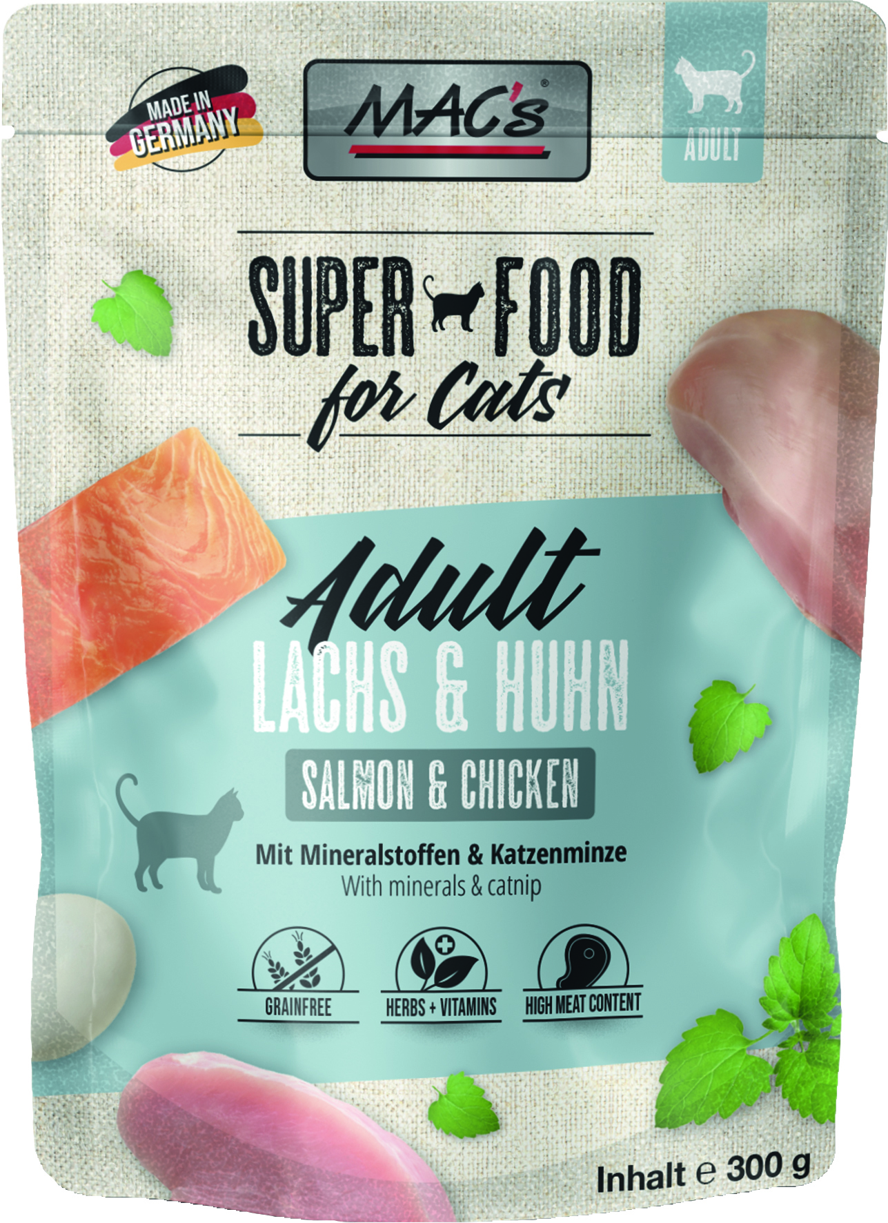 MAC´s CAT Pouch Lachs & Huhn