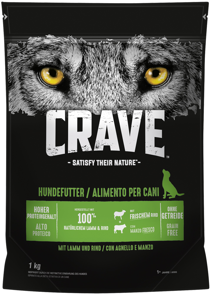 Crave - Adult Lamm & Rind - 1 x 1kg - 1