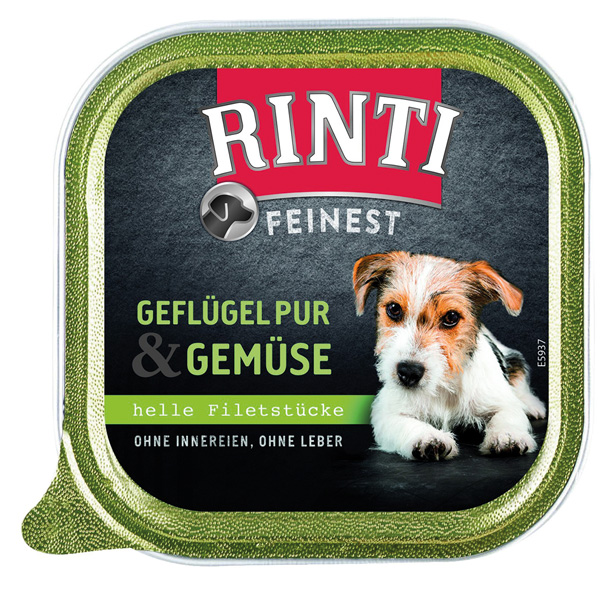Rinti - Feinest Geflügel pur & Gemüse - 11 x 150 g - 1