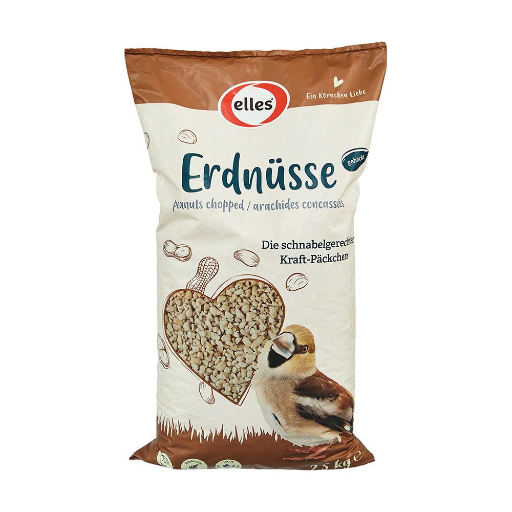 elles - Erdnüsse gehackt 2,5kg - 1 x 2.5 kg - 4
