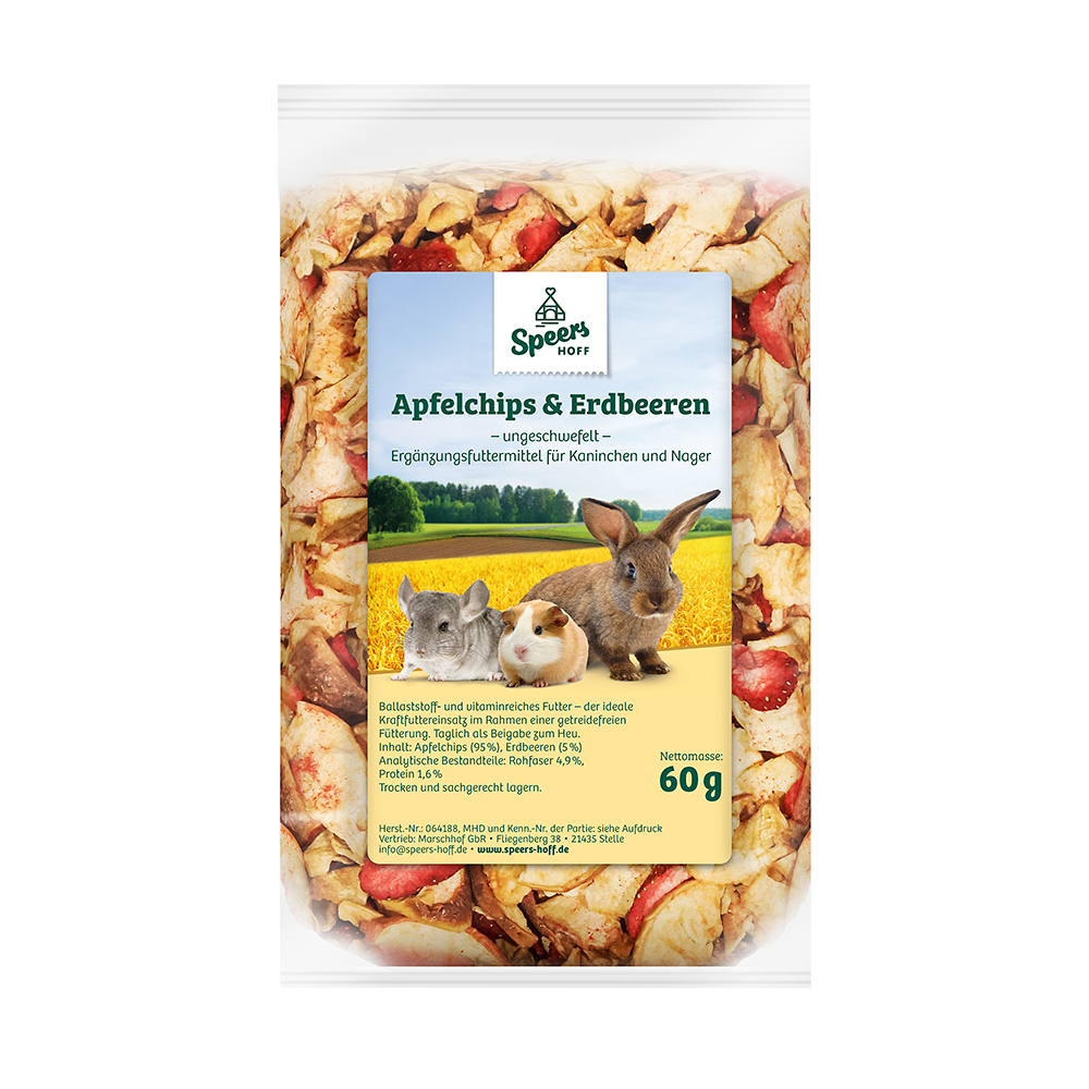 Apfelchips+Erdbeere