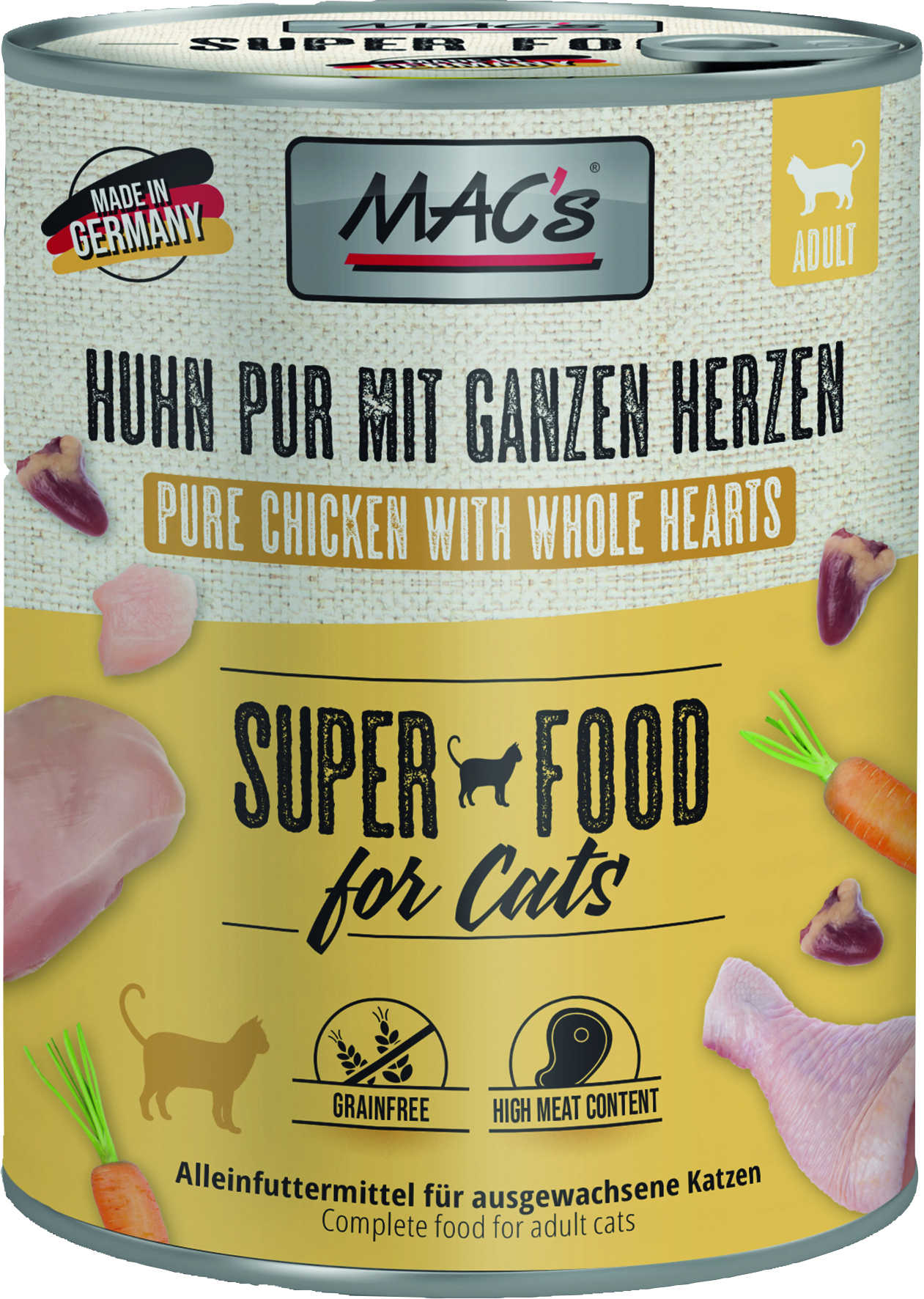CAT Huhn PUR mit ganzen Herzen