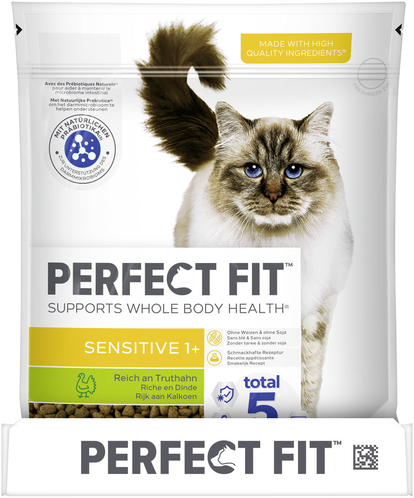 Perfect Fit - Sensitive 1+ Reich an Truthahn - 6 x 750g - 4