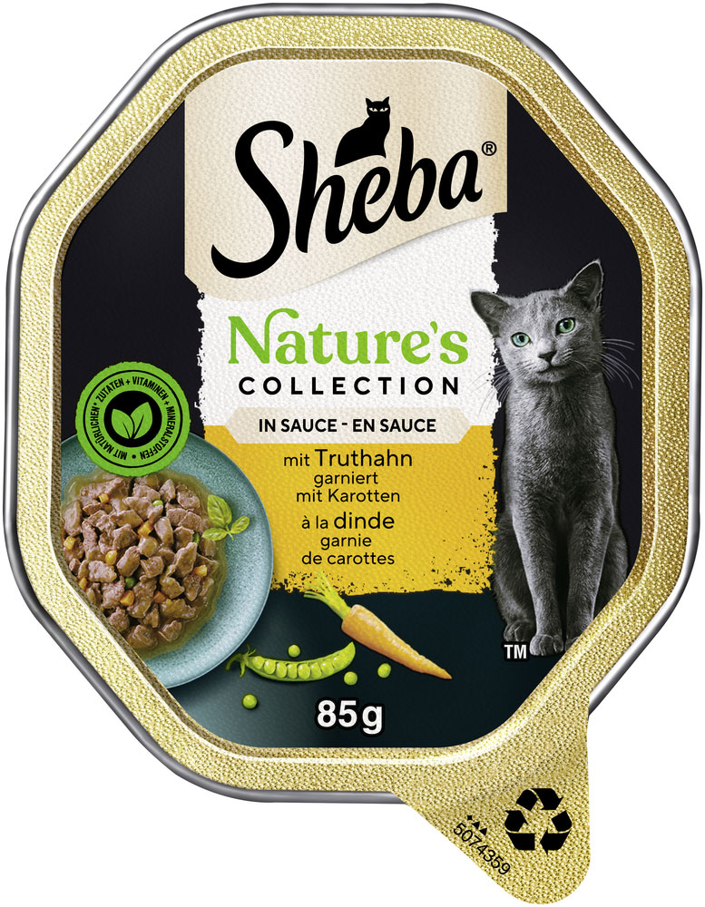 Nature Collection in Sauce mit Truthahn gariert mit Karotten