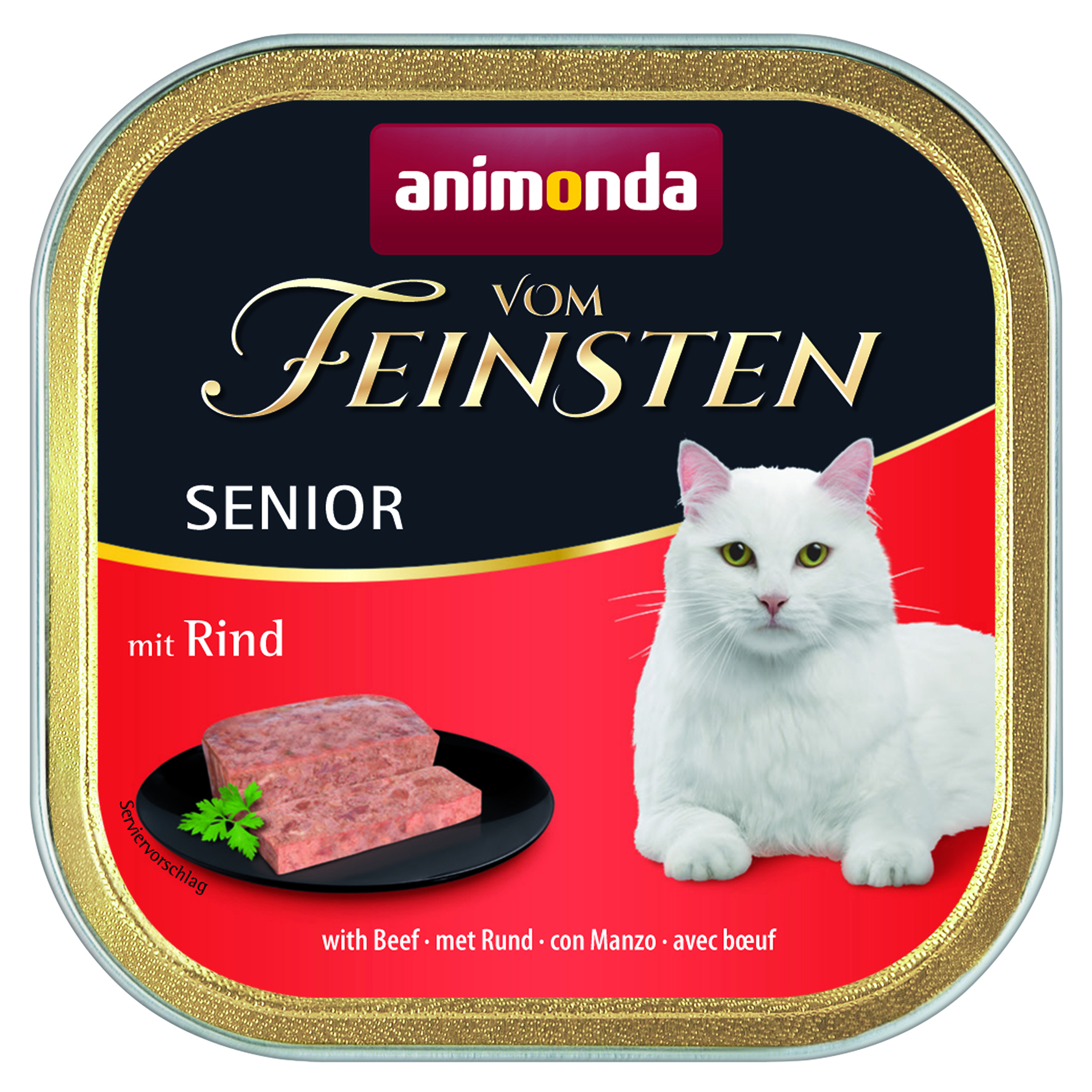 Senior mit Rind