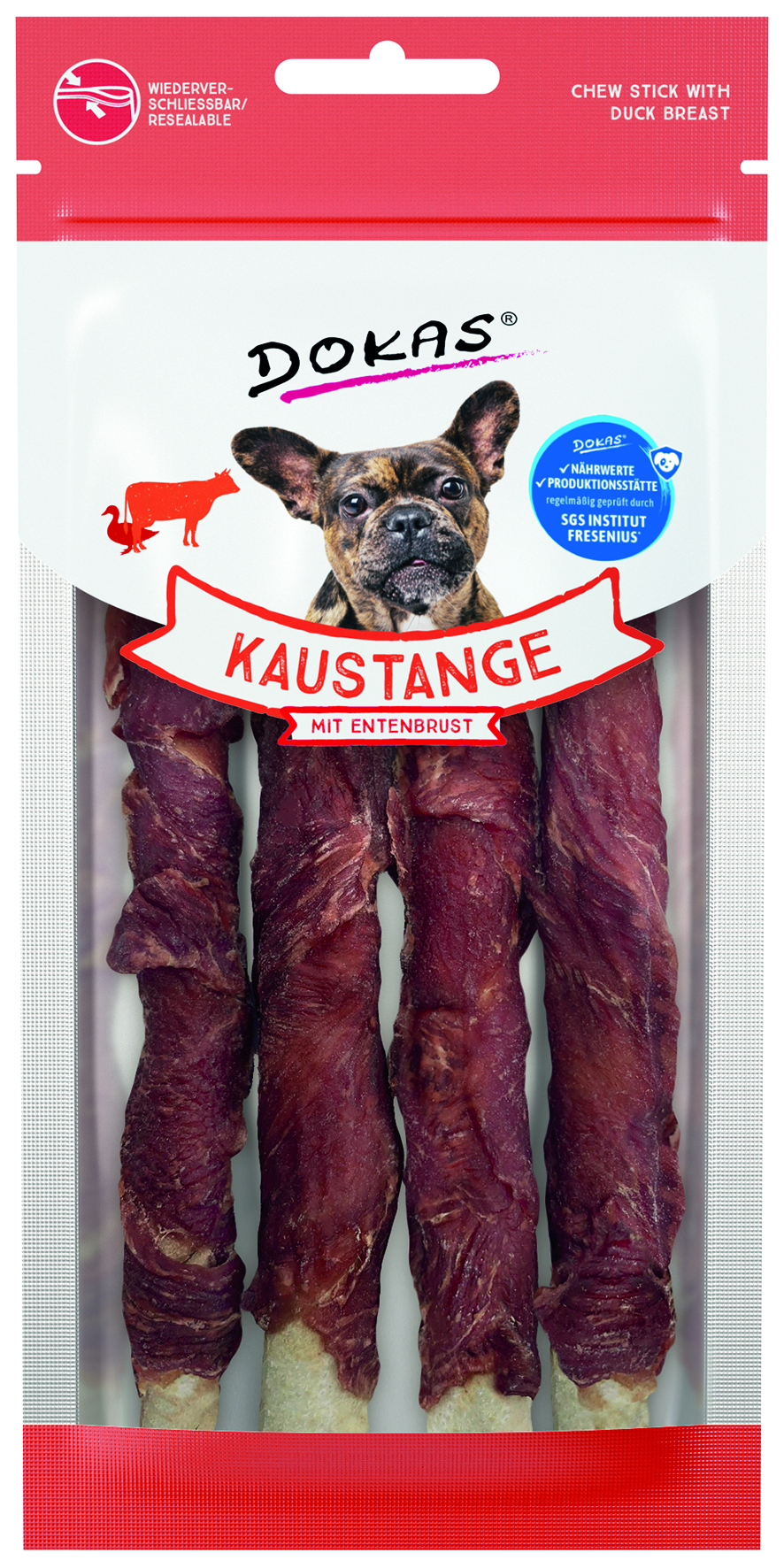 Kaustange mit Entenbrust