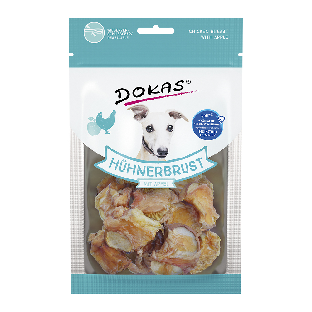 Dokas - Hühnerbrust mit Apfel - 1 x 70 g - 1
