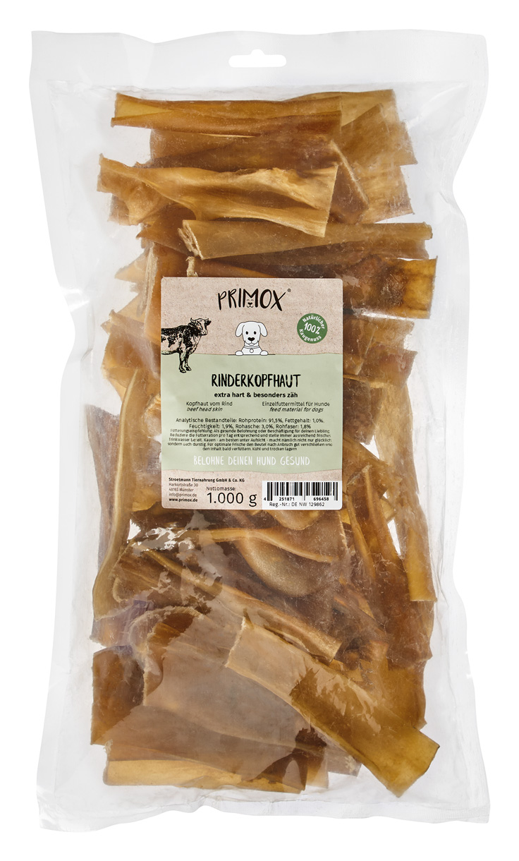 Rinderkopfhaut 1000g
