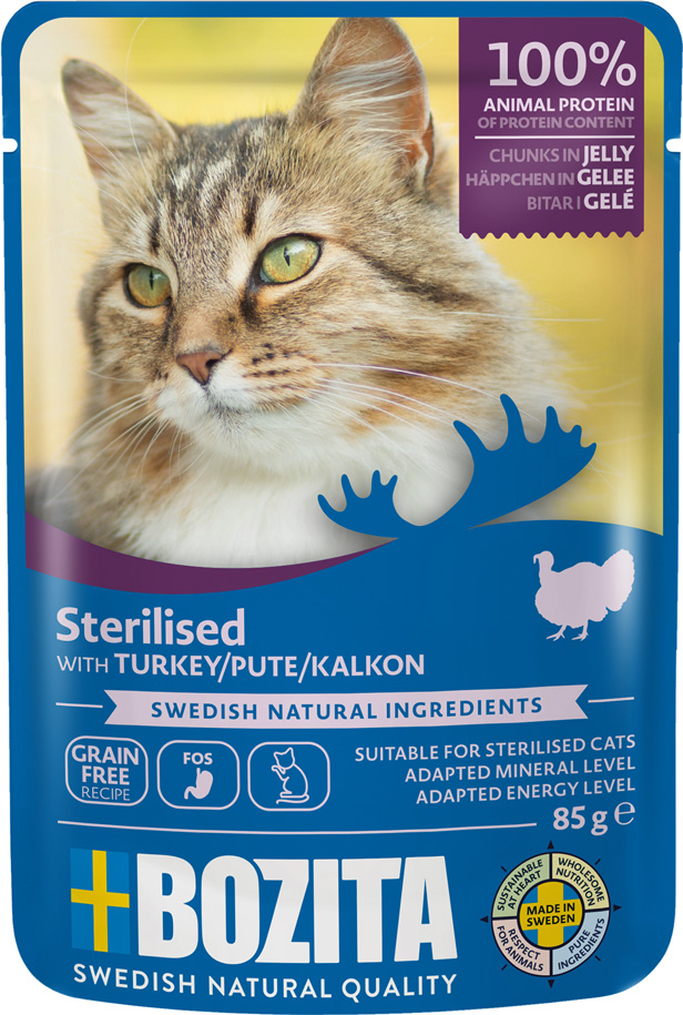 Sterilised Häppchen in Gelee mit Pute