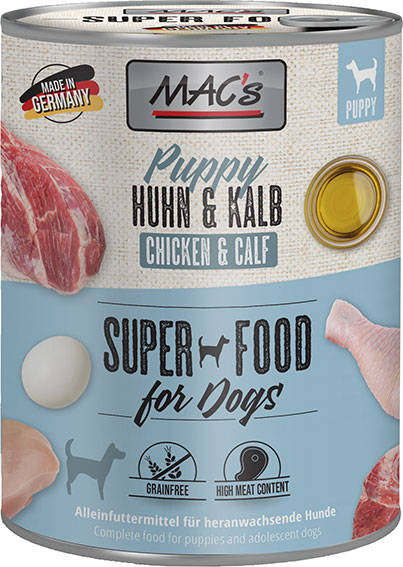 DOG Puppy Huhn & Kalb