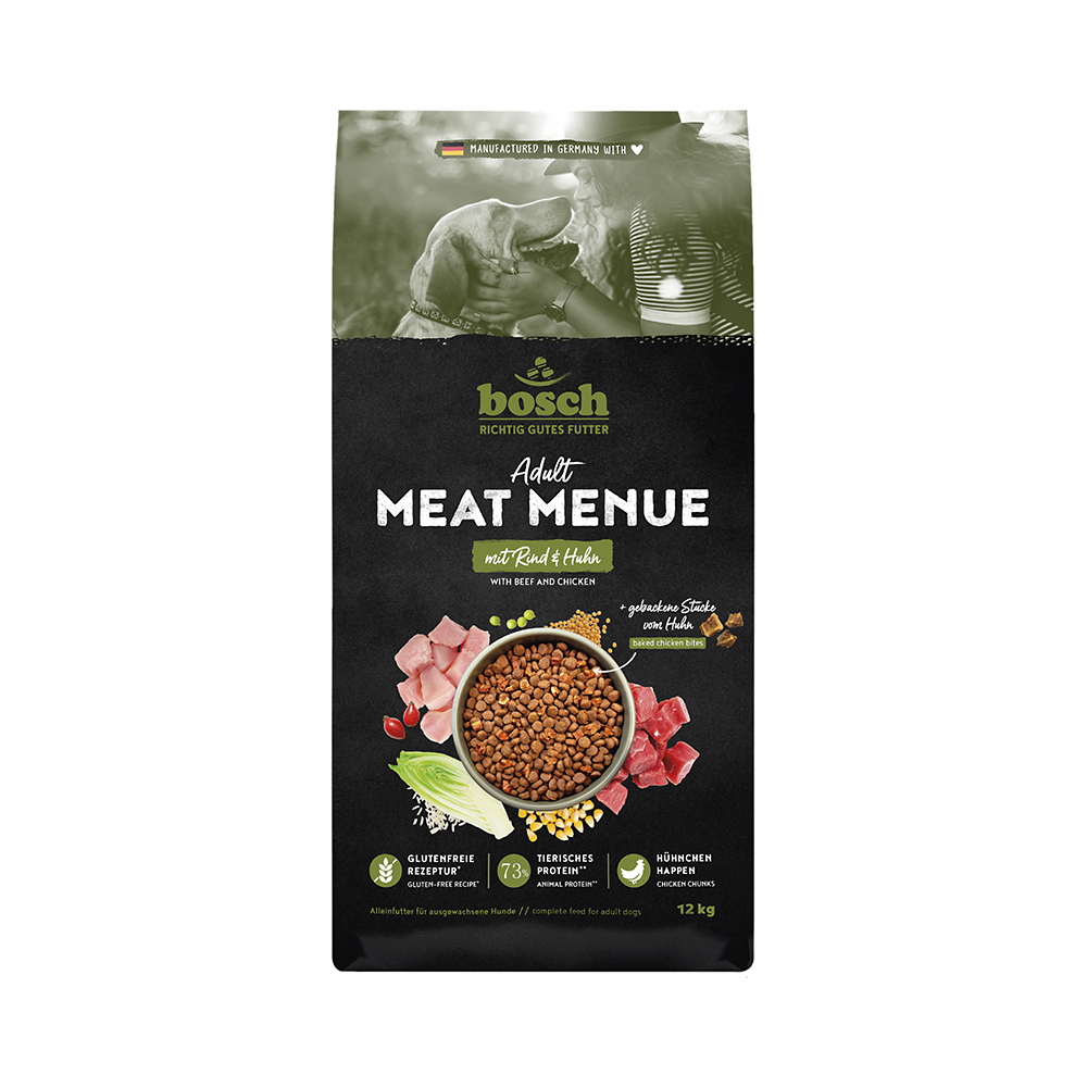 MEAT MENUE Adult mit Rind & Huhn