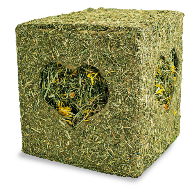 JR Farm - Heu- Würfel klein mit Mehlwürmern - 6 x 125g - 2