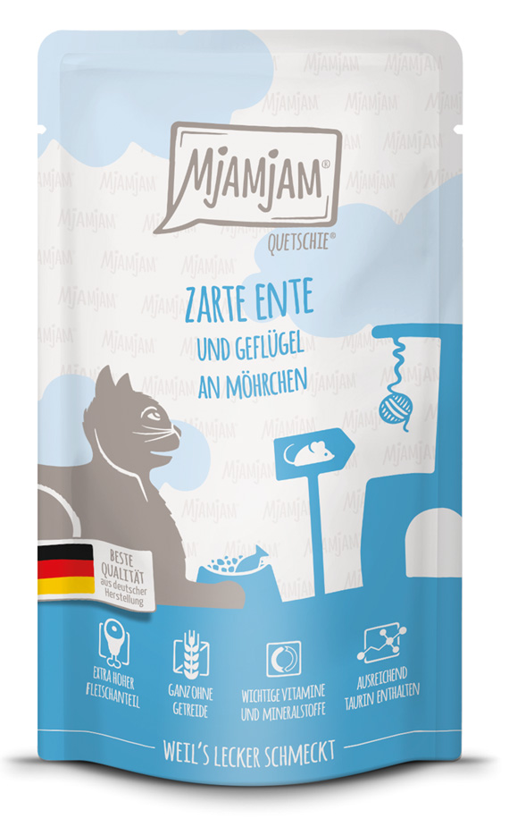 zarte Ente & Geflügel an Möhre