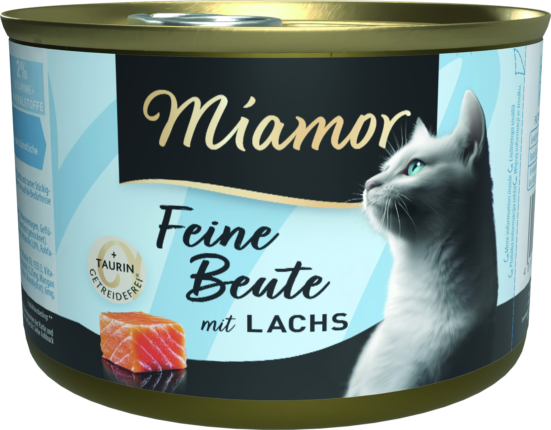 Miamor - Feine Beute Lachs - 12 x 185 g - 1