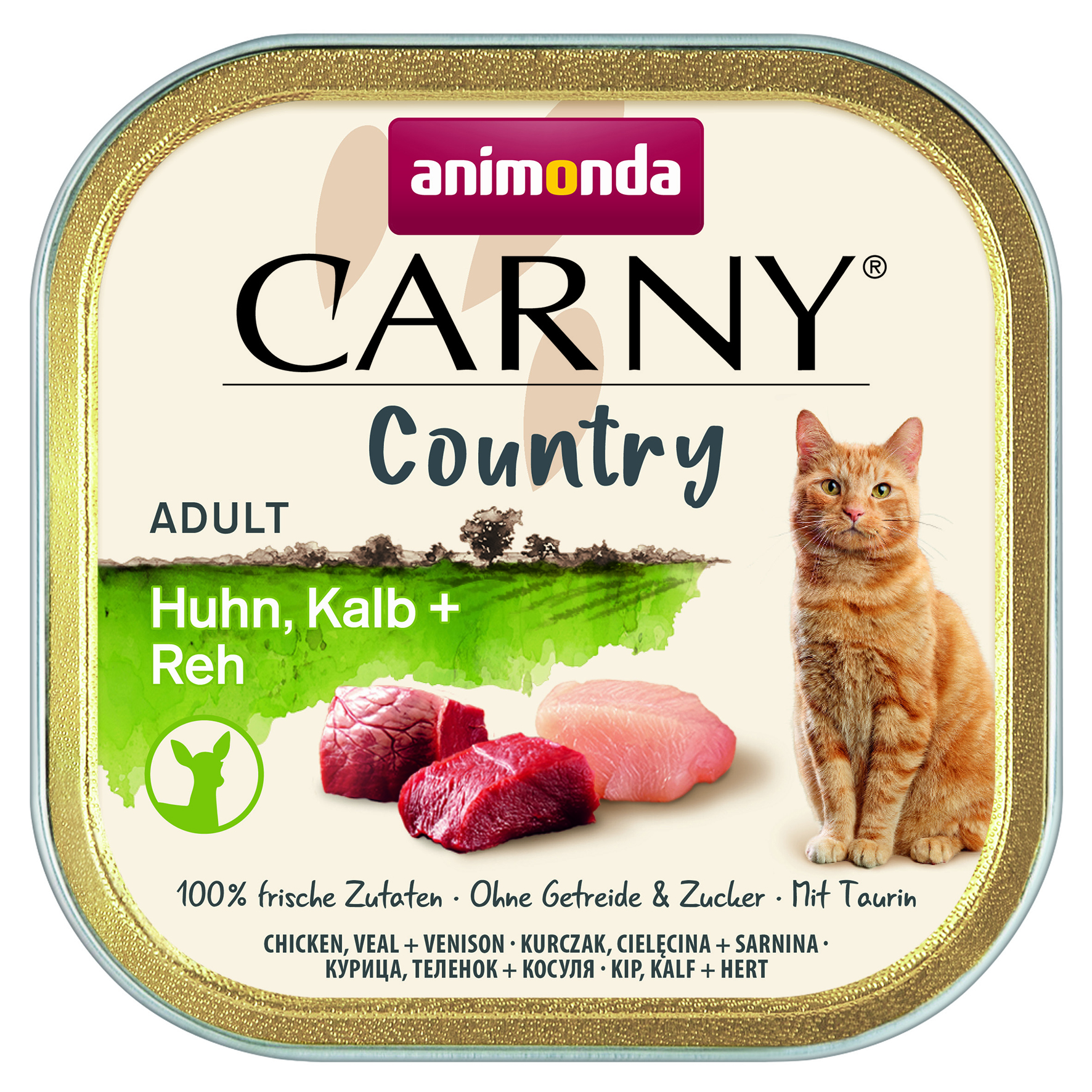 Country mit Huhn, Kalb & Reh