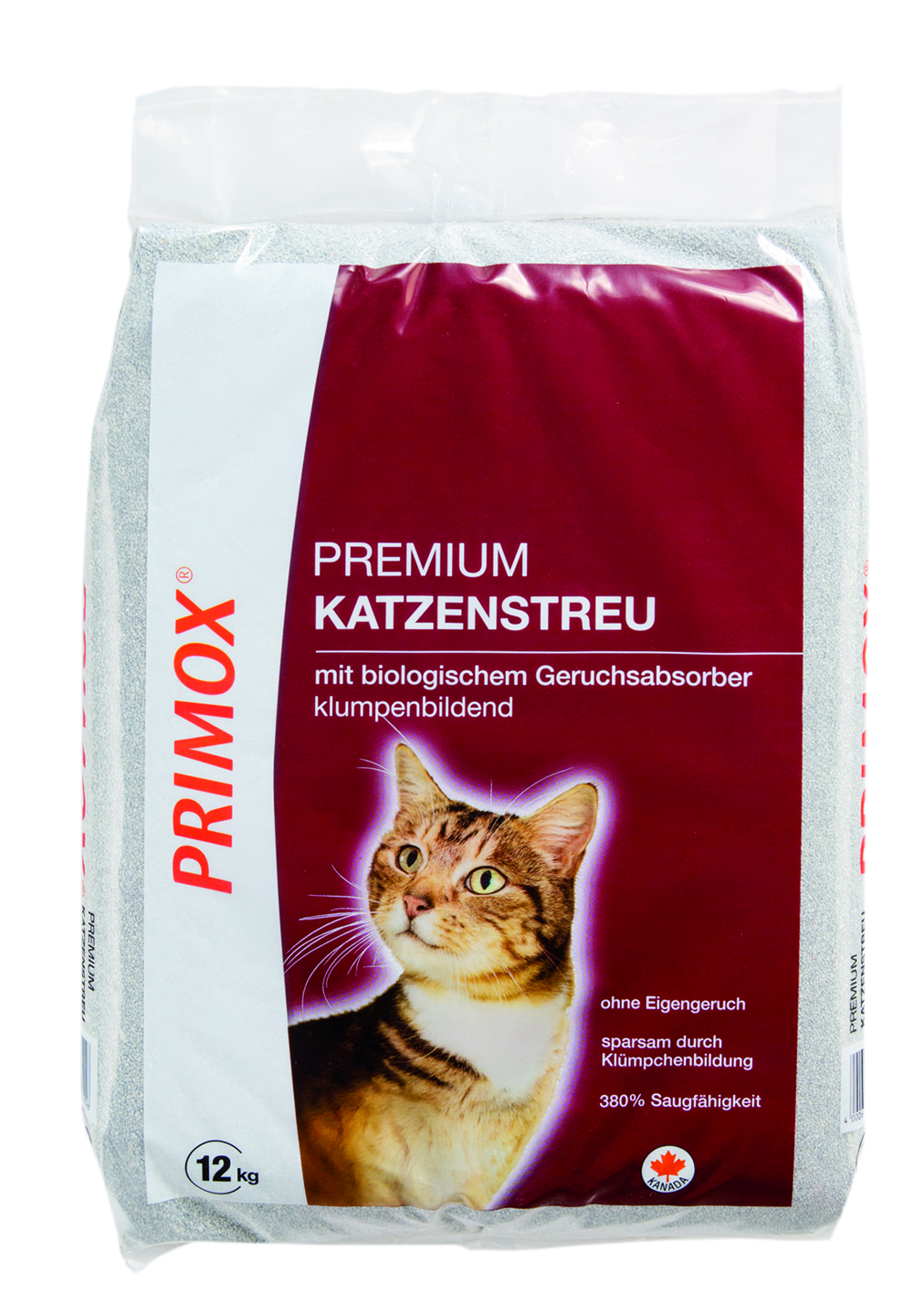 Premium Katzenstreu m. Geruchsabsorber 12kg