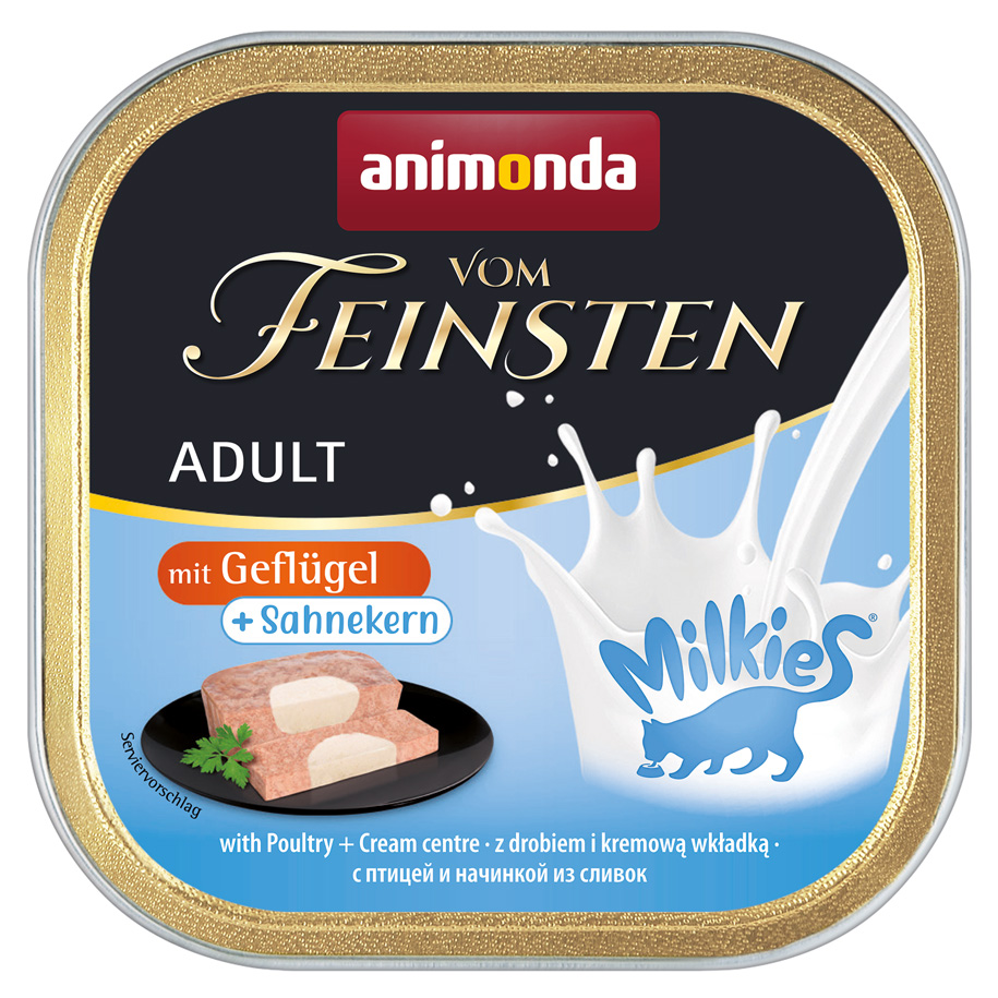 Animonda Vom Feinsten - mit Geflügel & Sahnekern - 32 x 100 g - 1