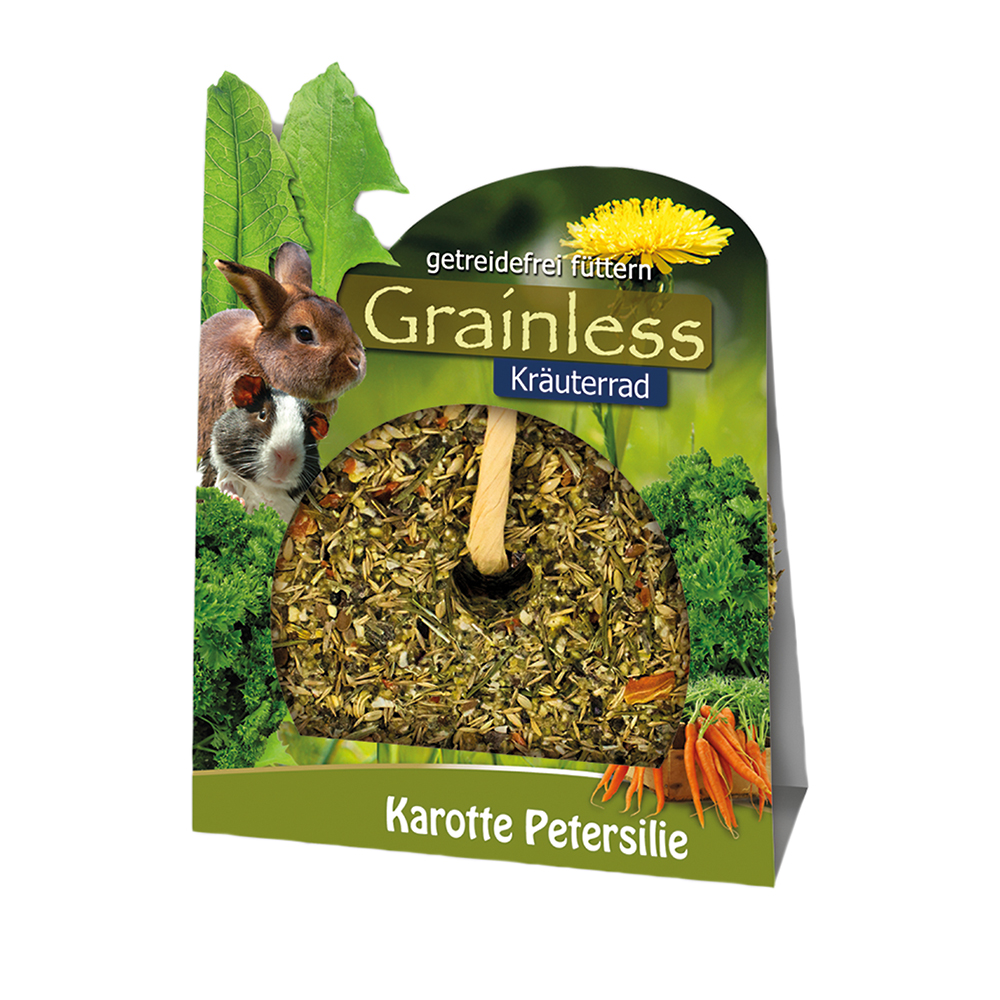 Grainless Kräuter-Rad Karotte&Petersilie