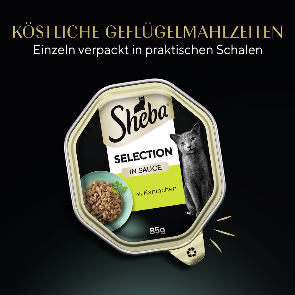 Sheba - Selection Kaninchen in Sauce - 22 x 85 g - 4