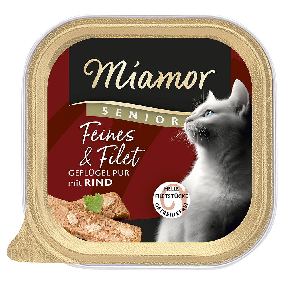 Feine Filets Senior Geflügel Pur&Rind
