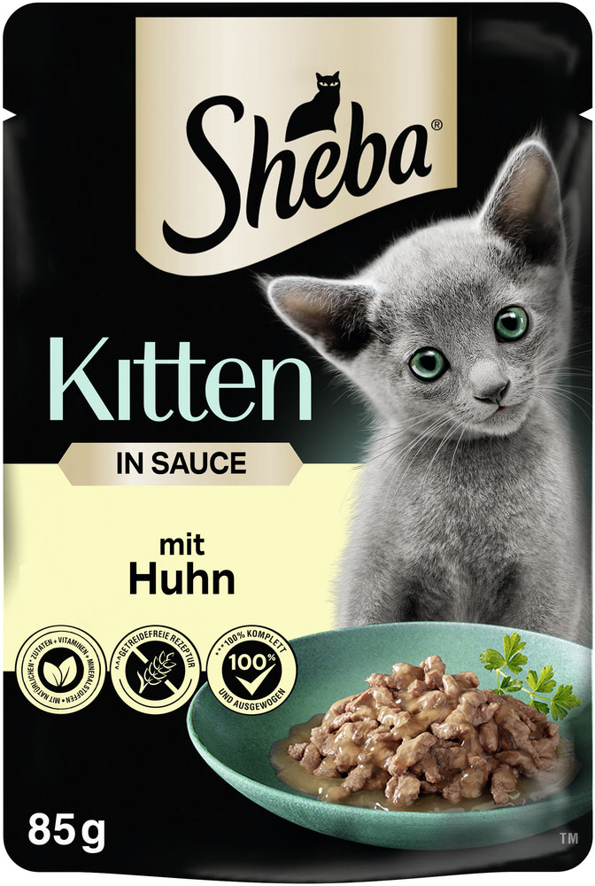 Sheba - Kitten mit Huhn in Sauce - 28 x 85g - 3
