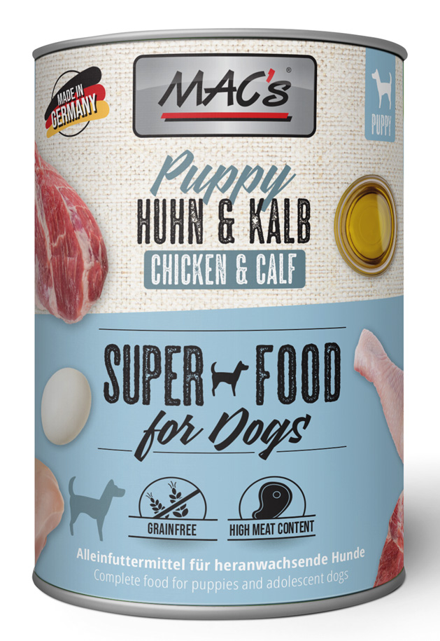 DOG Puppy Huhn & Kalb