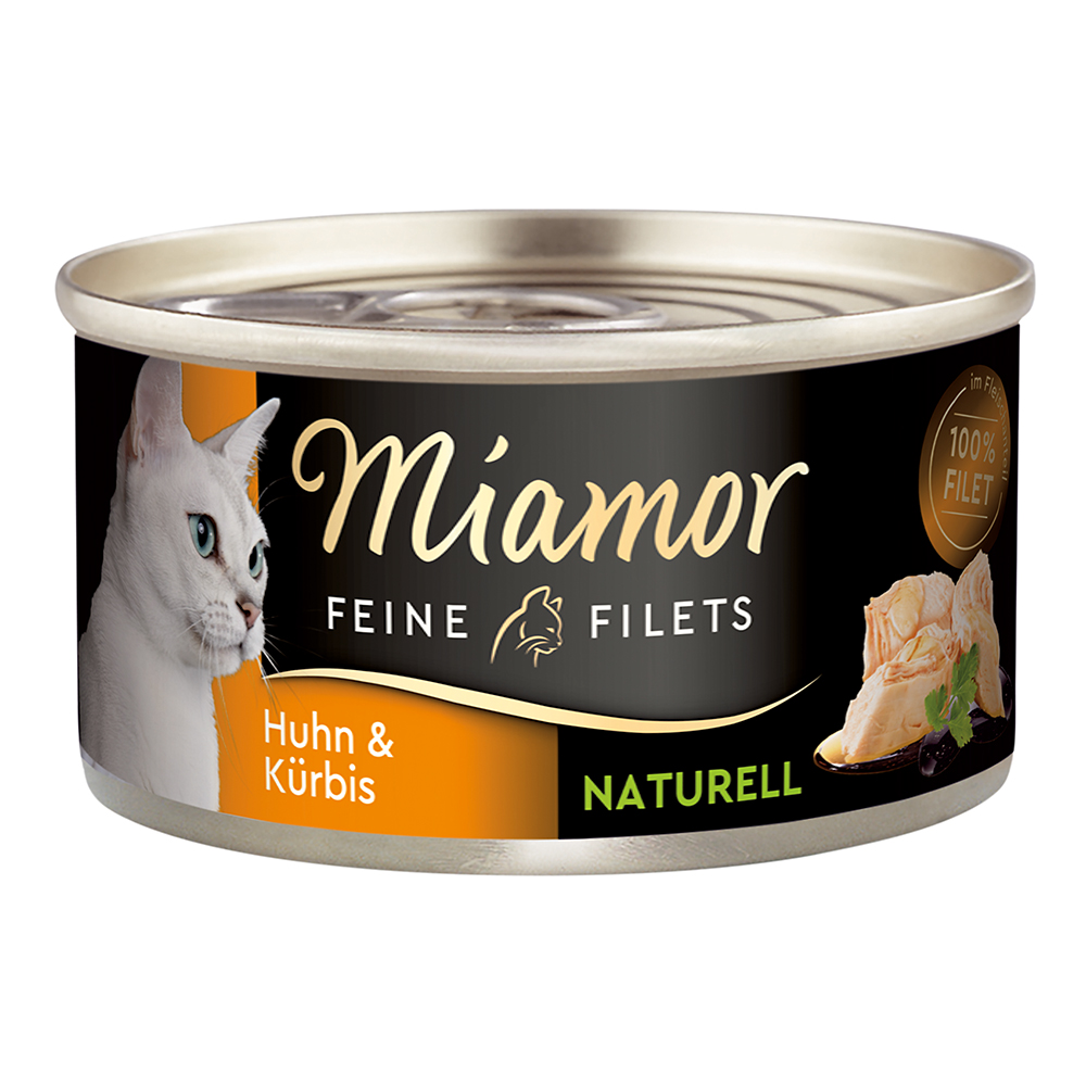 Miamor - Feine Filets naturelle in Fleischsaft Huhn & Kürbis - 1