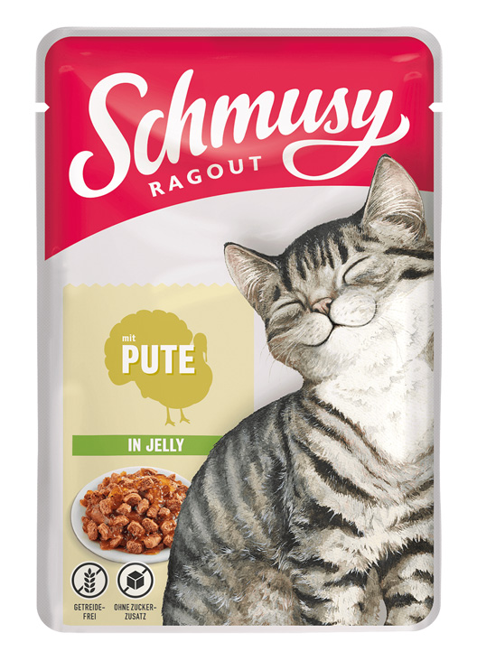 Schmusy - Ragout mit Pute in Jelly - 22 x 100g - 1