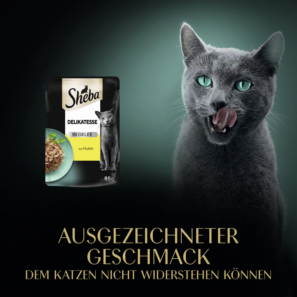 Sheba - Delicatesse in Gelee mit Huhn - 28 x 85 g - 6