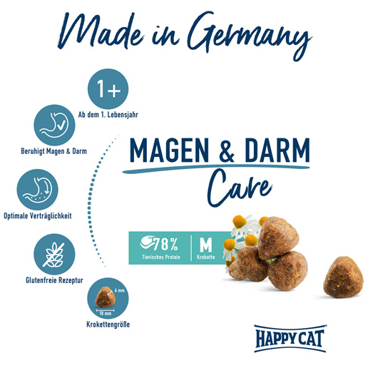 Happy Cat - Care Magen & Darm - 1 x 1300 g - 2