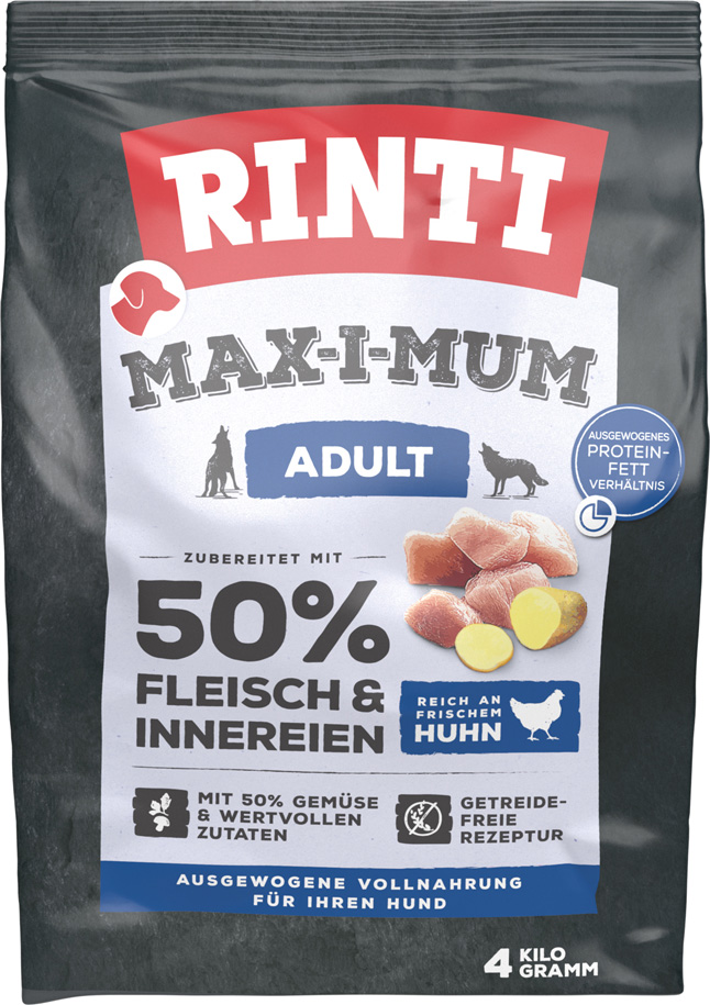 Rinti - Max-i-Mum 50% Huhn - 2 x 4 kg - 1